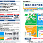 省エネ・非化石転換補助金の２次公募開始について